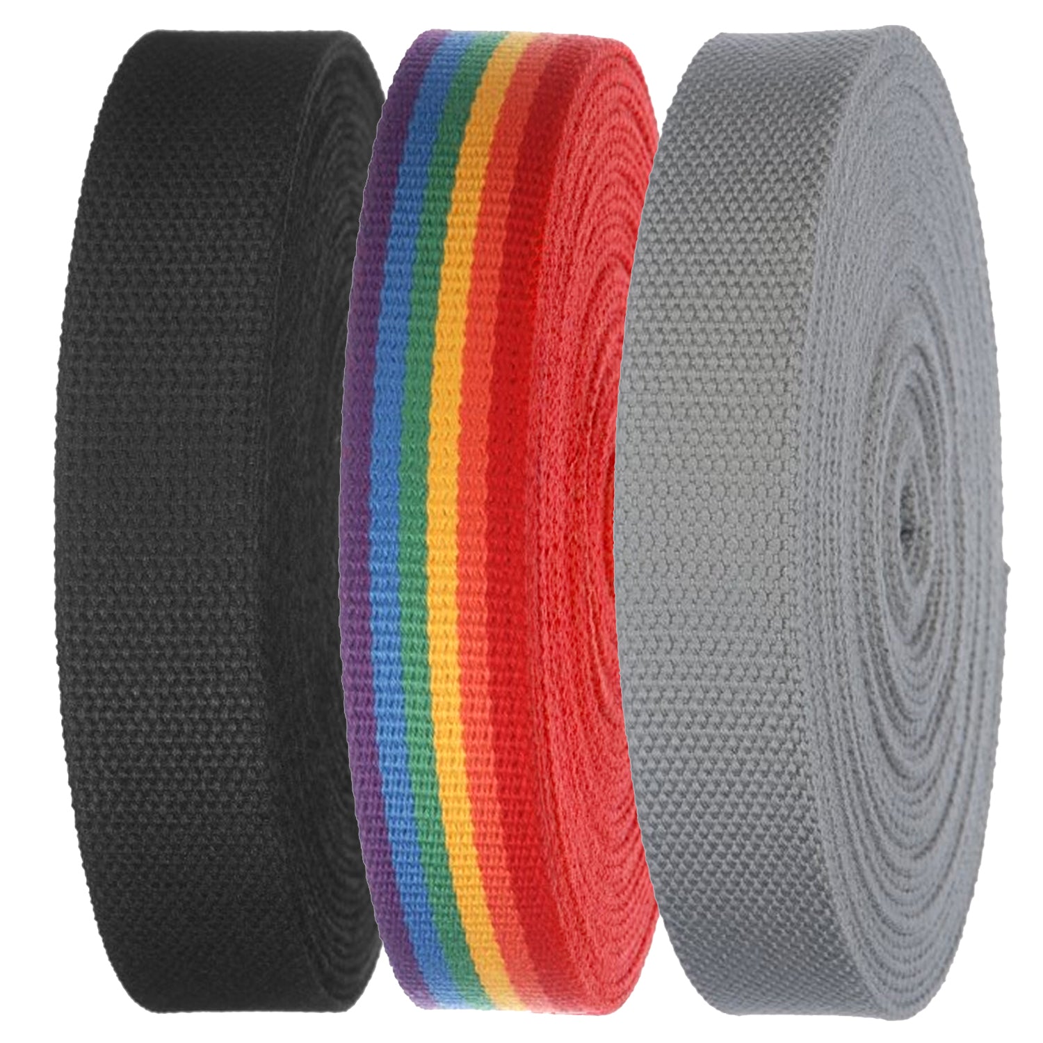 High Quality 1.5 Wide Canvas Webbing Roll Strap for Belts, Bags
