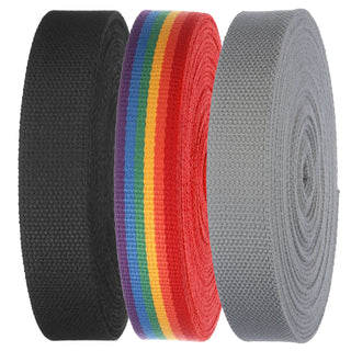High quality 1.25"(31.75mm) Wide Canvas Webbing Rolls for Belts, Bags, and Crafts